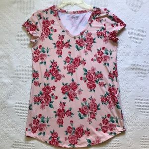 Rosie-floral ultra soft stretchy T-shirt from Joe Boxer